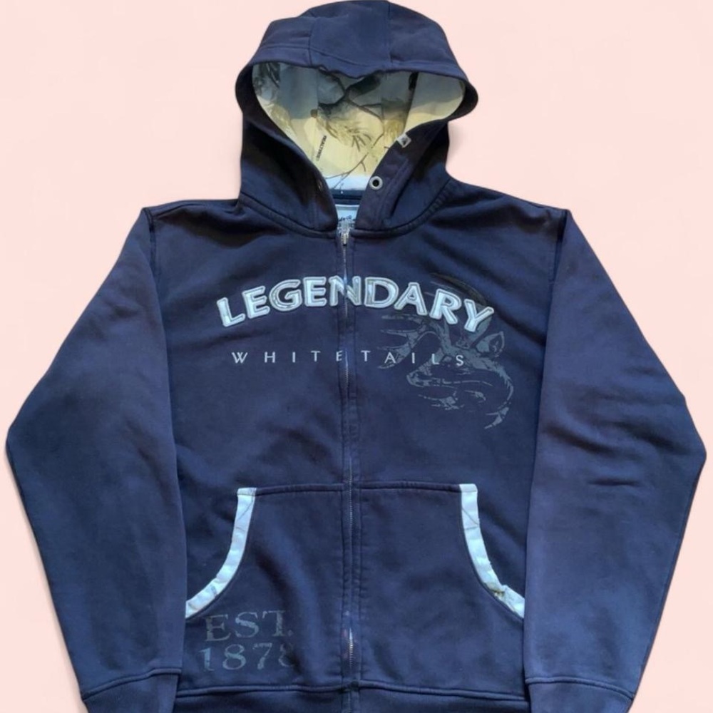 Legendary Whitetails Brown Hoodie with Cream Accents